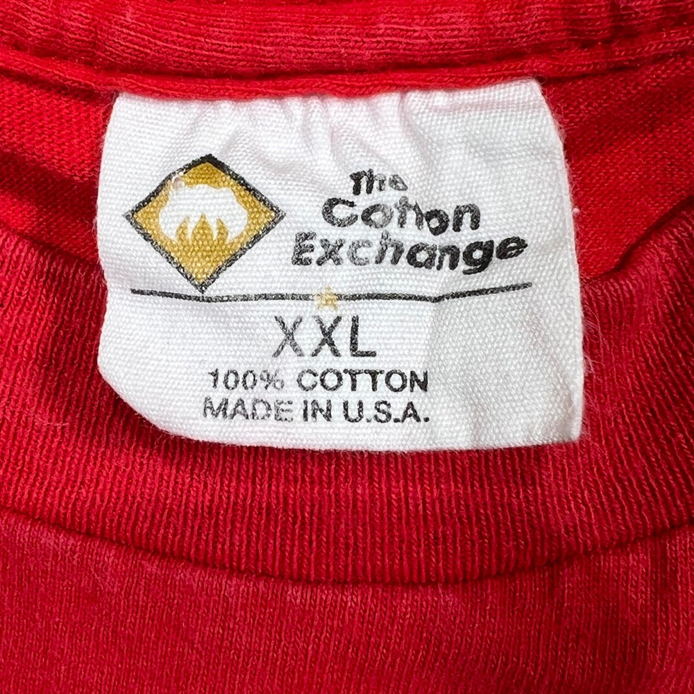 Cotton Exchange Ohio State Football Red Graphic T-Shirt Mens XXL Made in USA - Picture 4 of 9
